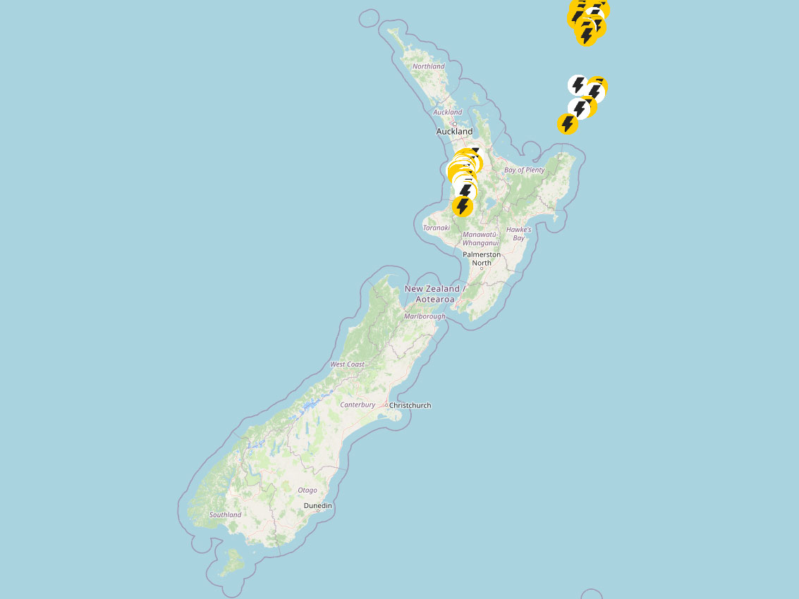 Free (15 Min Delayed) Lightning Strikes